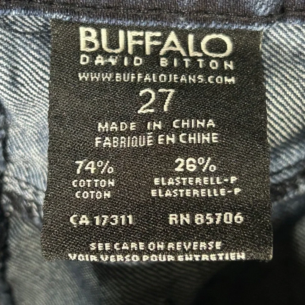 Buffalo David Bitton Jarah Mid Rise‎ Stretch Skinny Jeans Womens Size 27